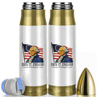 Funny George Washington 1776 Bullet Tumbler 4th July Suck-It England