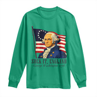 Funny George Washington 1776 Long Sleeve Shirt 4th July Suck-It England