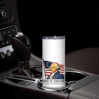 Funny George Washington 1776 Skinny Tumbler 4th July Suck-It England