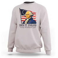 Funny George Washington 1776 Sweatshirt 4th July Suck-It England