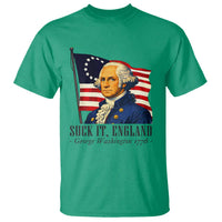Funny George Washington 1776 T Shirt 4th July Suck-It England
