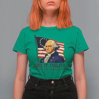 Funny George Washington 1776 T Shirt For Women 4th July Suck-It England