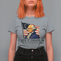 Funny George Washington 1776 T Shirt For Women 4th July Suck-It England