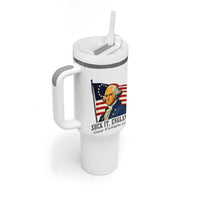 Funny George Washington 1776 Tumbler With Handle 4th July Suck-It England