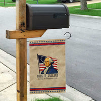 Funny George Washington 1776 Garden Flag 4th July Suck-It England