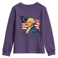 Funny George Washington 1776 Youth Sweatshirt 4th July Suck-It England