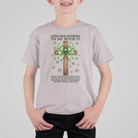 Faith Over Luck St Patrick's Day T Shirt For Kid Christian Jesus Bible Verse Psalm 23