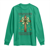 Faith Over Luck St Patrick's Day Long Sleeve Shirt Christian Jesus Bible Verse Psalm 23