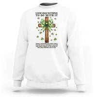 Faith Over Luck St Patrick's Day Sweatshirt Christian Jesus Bible Verse Psalm 23