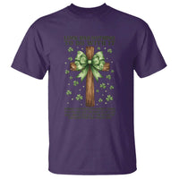 Faith Over Luck St Patrick's Day T Shirt Christian Jesus Bible Verse Psalm 23