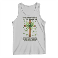 Faith Over Luck St Patrick's Day Tank Top Christian Jesus Bible Verse Psalm 23