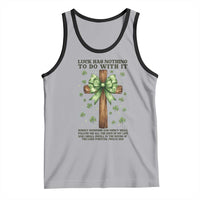Faith Over Luck St Patrick's Day Tank Top Christian Jesus Bible Verse Psalm 23