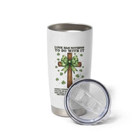 Faith Over Luck St Patrick's Day Tumbler Cup Christian Jesus Bible Verse Psalm 23