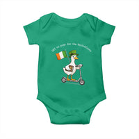 Funny Goose Christian St Patrick's Day Baby Onesie Off To Pray For The Kerfufflers
