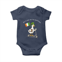 Funny Goose Christian St Patrick's Day Baby Onesie Off To Pray For The Kerfufflers
