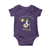 Funny Goose Christian St Patrick's Day Baby Onesie Off To Pray For The Kerfufflers