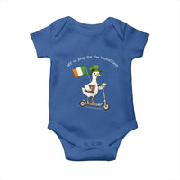 Funny Goose Christian St Patrick's Day Baby Onesie Off To Pray For The Kerfufflers