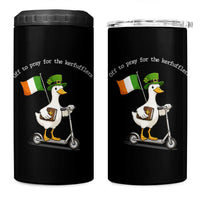 Funny Goose Christian St Patrick's Day 4 in 1 Can Cooler Tumbler Off To Pray For The Kerfufflers