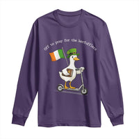 Funny Goose Christian St Patrick's Day Long Sleeve Shirt Off To Pray For The Kerfufflers