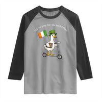 Funny Goose Christian St Patrick's Day Raglan Shirt Off To Pray For The Kerfufflers