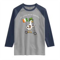 Funny Goose Christian St Patrick's Day Raglan Shirt Off To Pray For The Kerfufflers