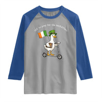 Funny Goose Christian St Patrick's Day Raglan Shirt Off To Pray For The Kerfufflers