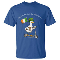 Funny Goose Christian St Patrick's Day T Shirt Off To Pray For The Kerfufflers