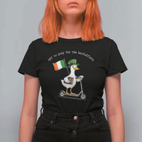 Funny Goose Christian St Patrick's Day T Shirt For Women Off To Pray For The Kerfufflers