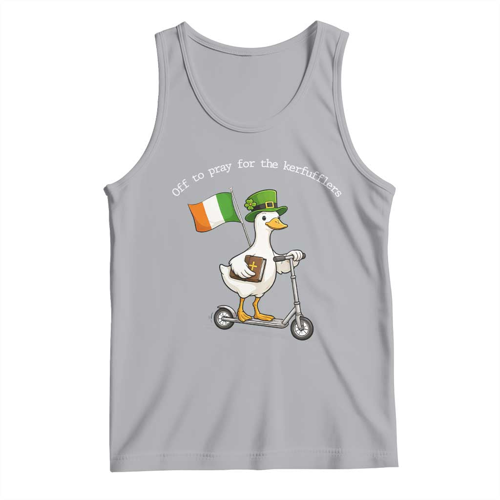 Funny Goose Christian St Patrick's Day Tank Top Off To Pray For The Kerfufflers