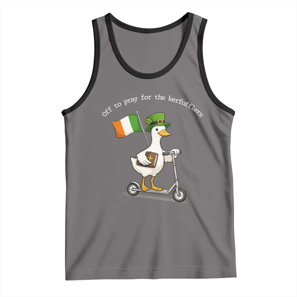 Funny Goose Christian St Patrick's Day Tank Top Off To Pray For The Kerfufflers