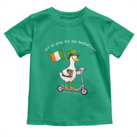 Funny Goose Christian St Patrick's Day Toddler T Shirt Off To Pray For The Kerfufflers