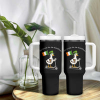 Funny Goose Christian St Patrick's Day Tumbler With Handle Off To Pray For The Kerfufflers