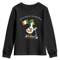 Funny Goose Christian St Patrick's Day Youth Sweatshirt Off To Pray For The Kerfufflers