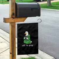 Christian Goose St Patrick's Day Garden Flag Off To Pray