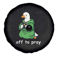 Christian Goose St Patrick's Day Spare Tire Cover Off To Pray