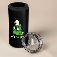 Christian Goose St Patrick's Day 4 in 1 Can Cooler Tumbler Off To Pray