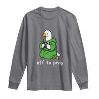 Christian Goose St Patrick's Day Long Sleeve Shirt Off To Pray