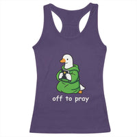 Christian Goose St Patrick's Day Racerback Tank Top Off To Pray
