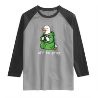Christian Goose St Patrick's Day Raglan Shirt Off To Pray