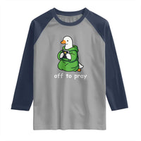 Christian Goose St Patrick's Day Raglan Shirt Off To Pray