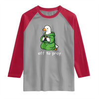 Christian Goose St Patrick's Day Raglan Shirt Off To Pray