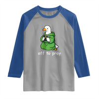 Christian Goose St Patrick's Day Raglan Shirt Off To Pray