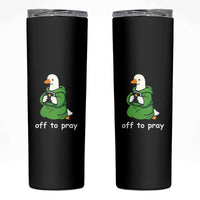Christian Goose St Patrick's Day Skinny Tumbler Off To Pray