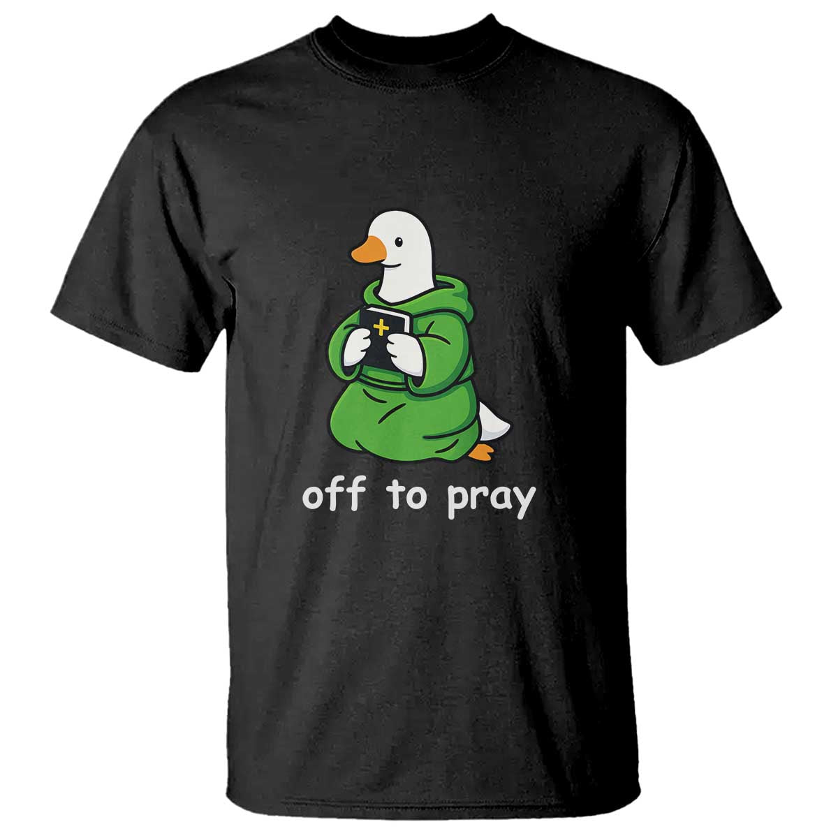 Christian Goose St Patrick's Day T Shirt Off To Pray