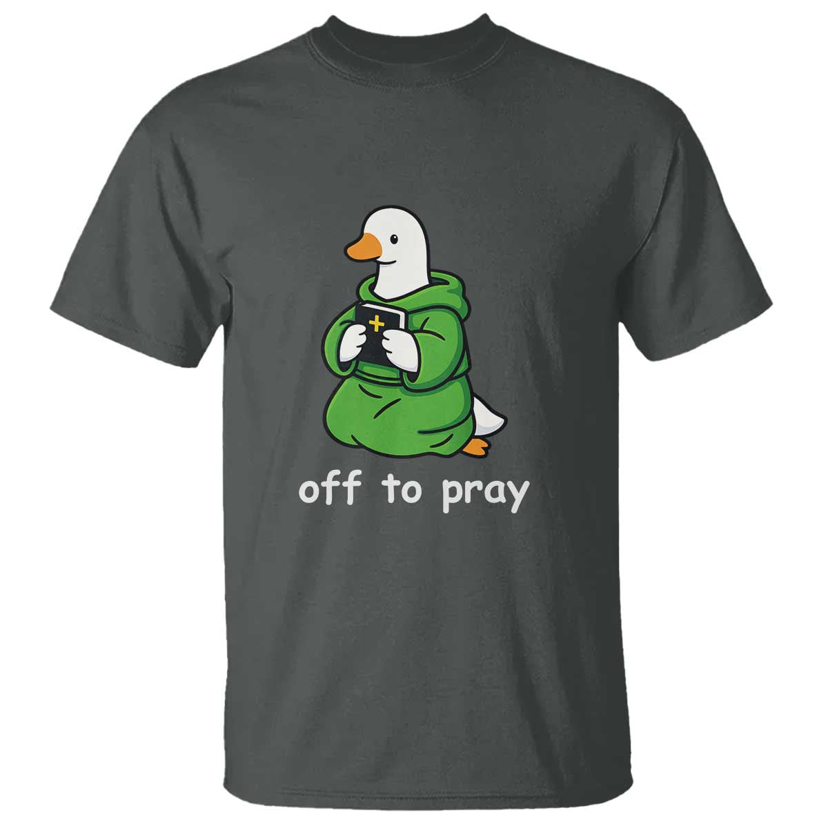 Christian Goose St Patrick's Day T Shirt Off To Pray