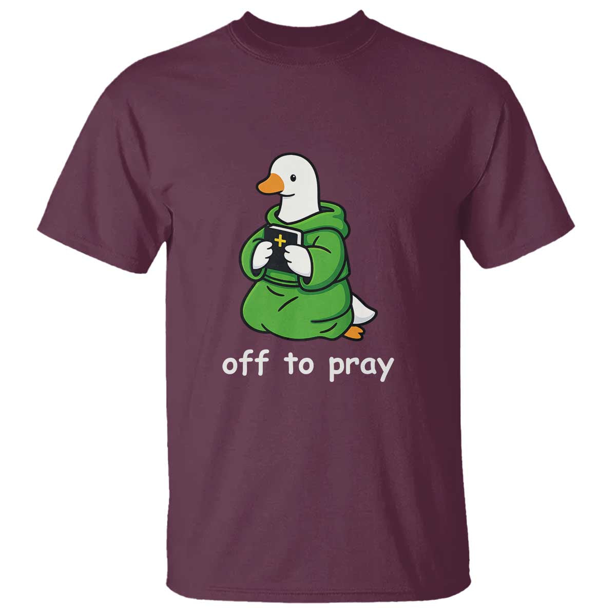 Christian Goose St Patrick's Day T Shirt Off To Pray