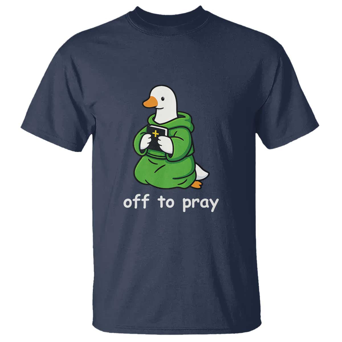 Christian Goose St Patrick's Day T Shirt Off To Pray