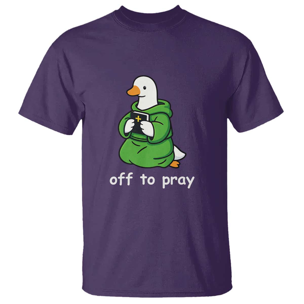 Christian Goose St Patrick's Day T Shirt Off To Pray