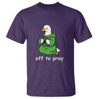 Christian Goose St Patrick's Day T Shirt Off To Pray