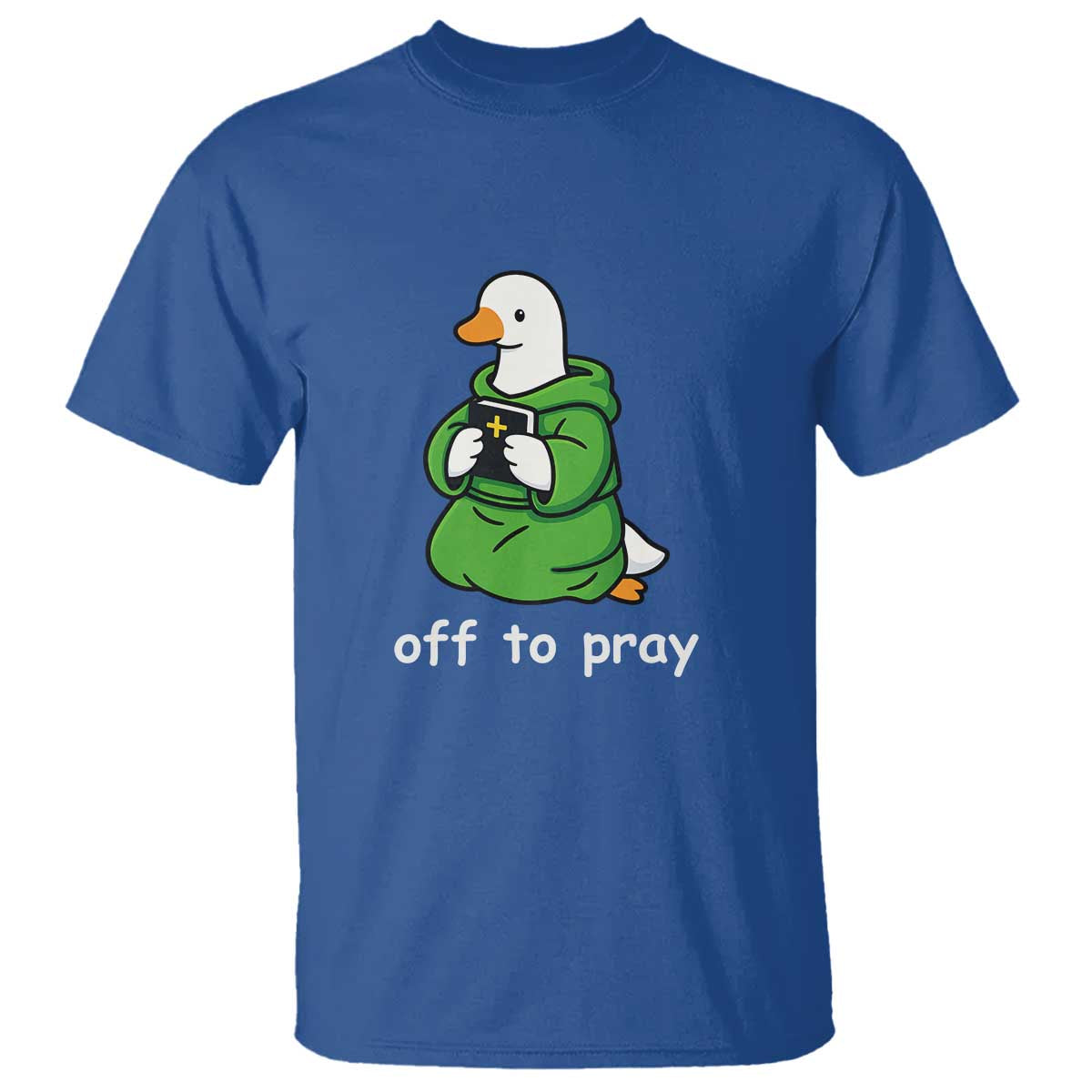Christian Goose St Patrick's Day T Shirt Off To Pray